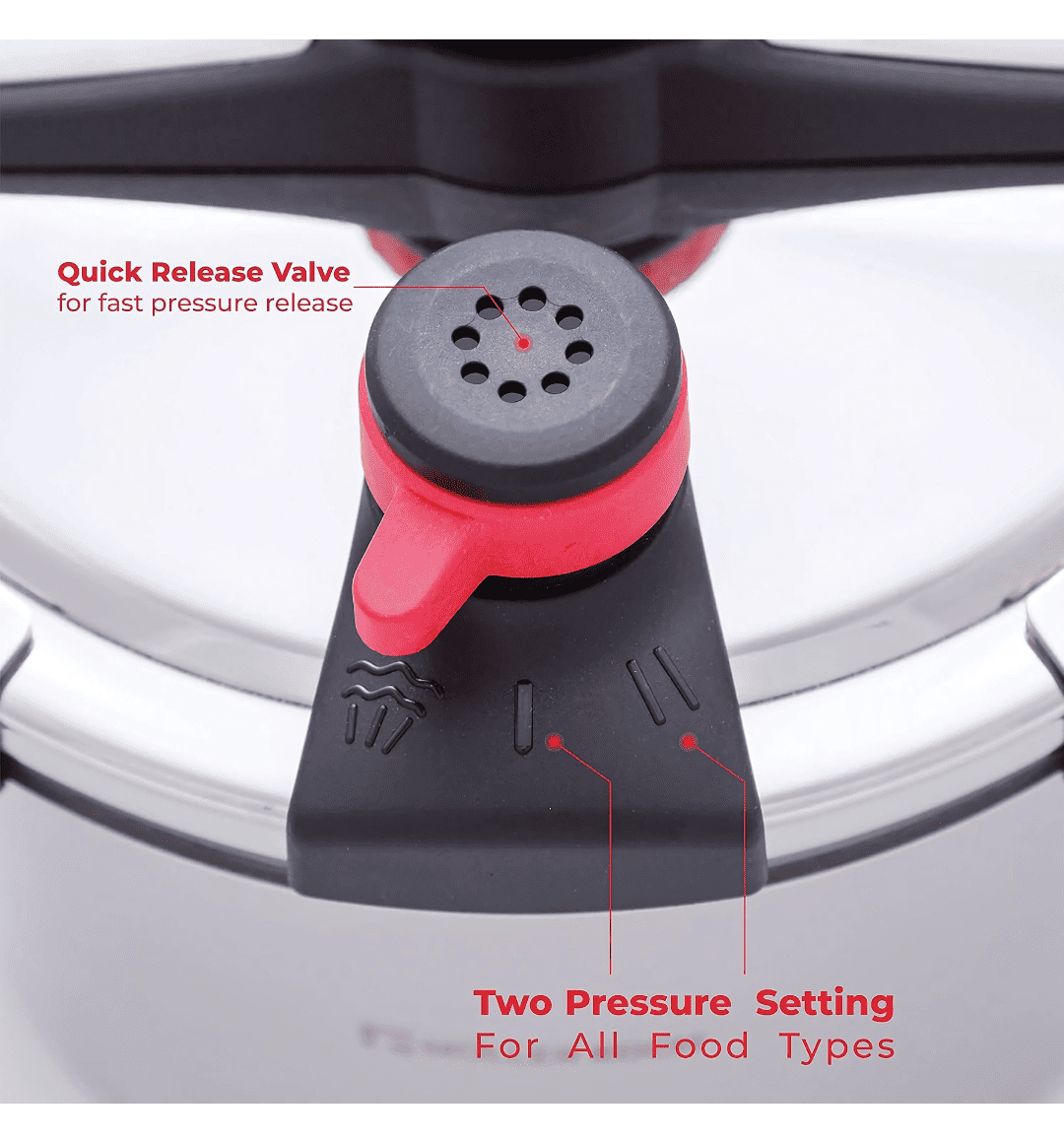 Muller Koch MK-5021 Dual‑Capacity Stainless Steel Pressure Cooker 7L & 5L