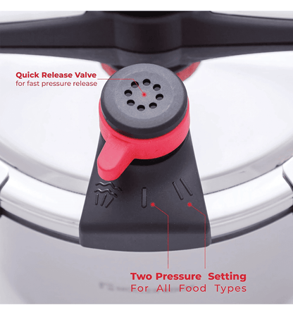 Muller Koch MK-5021 Dual‑Capacity Stainless Steel Pressure Cooker 7L & 5L