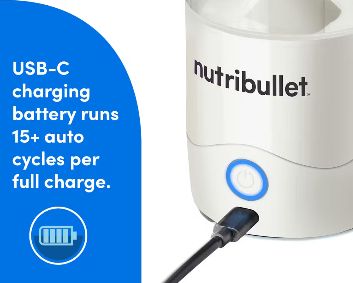 NutriBullet Portable Blender, USB-C, Tritan Cup