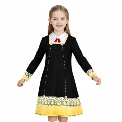 Anime Spy X Family Anya Forger Costume Dress