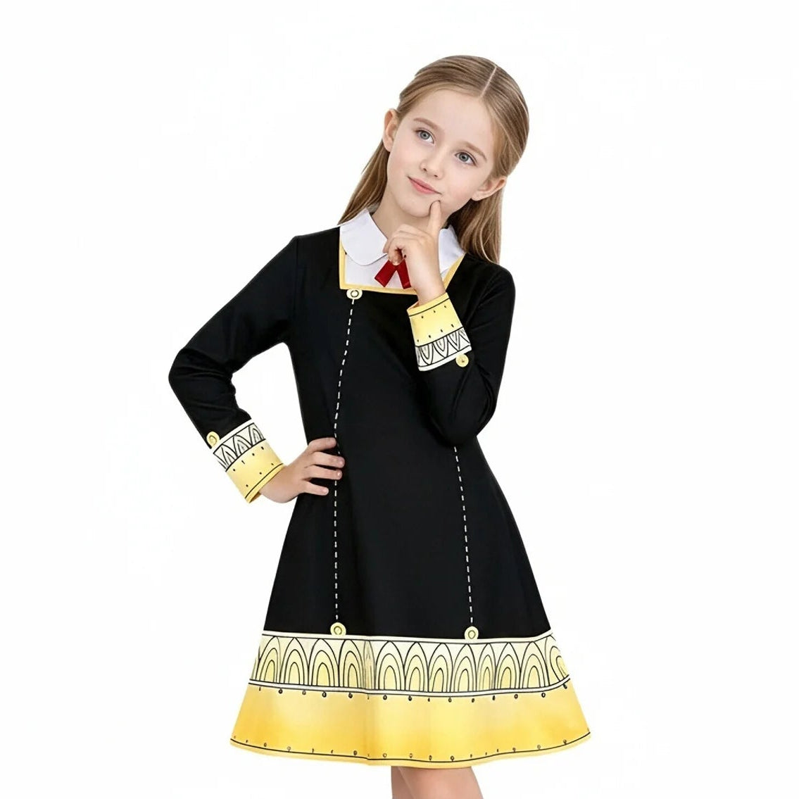 Anime Spy X Family Anya Forger Costume Dress