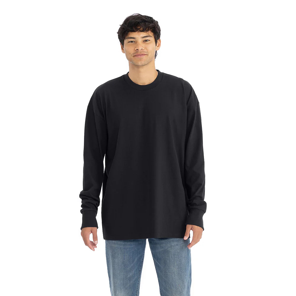 Next Level Unisex Heavyweight Ring-Spun Cotton Long Sleeve T-Shirt Relaxed Fit