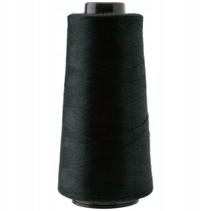 Crelando Overlock Sewing Thread 4-Pack Black 2500 m