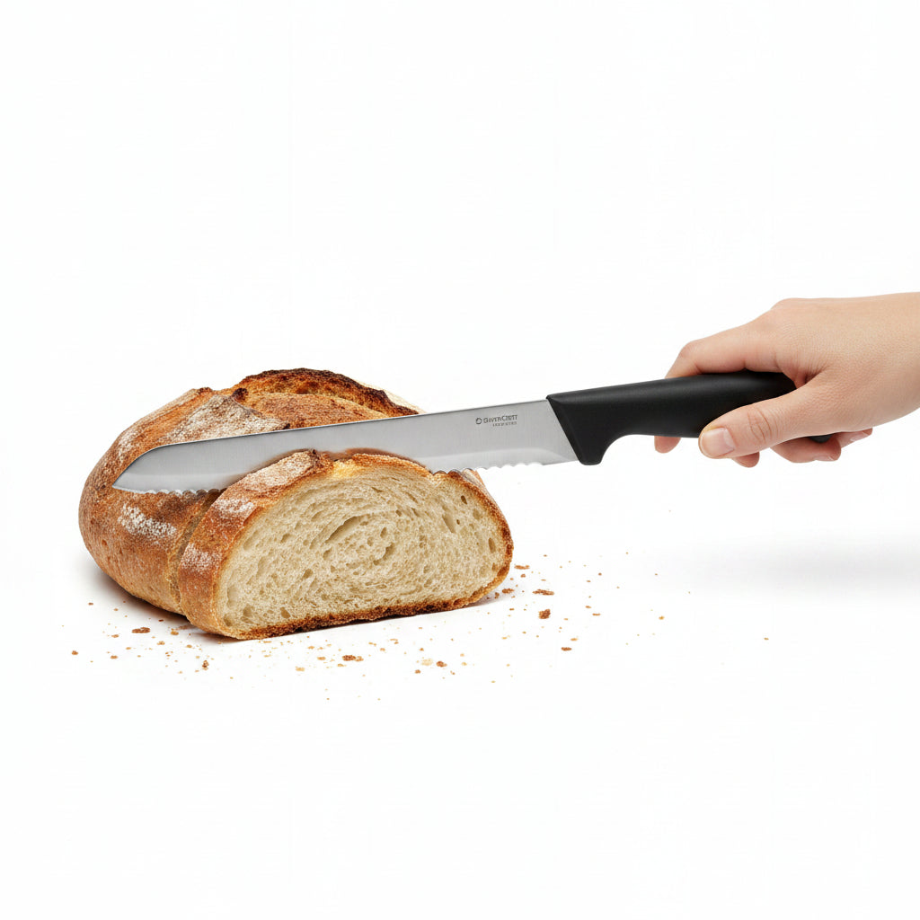 SilverCrest Bread Knife 20cm Stainless Steel Ergonomic Handle