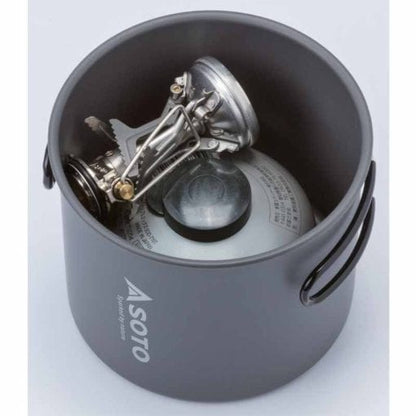 SOTO Amicus Camping Stove with Igniter, Shock‑Resistant, High‑Performance