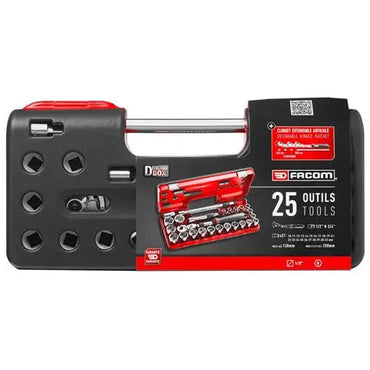 Facom 1/2" DBOX Extendable Ratchet & Socket Set