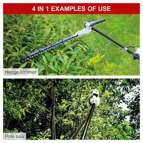 SCHEPPACH 4-in-1 Multi-Tool: Powerful 32.6cc Gas Engine, Versatile Garden Solution