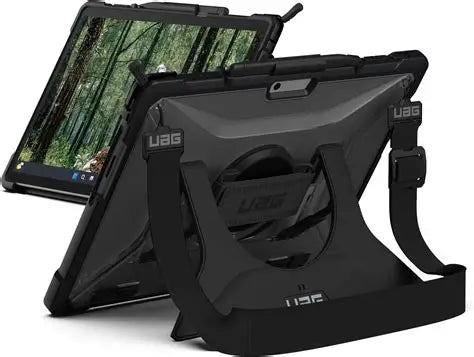 UAG Rugged Case for Surface Pro 9: Ultra-Protective, Clear, Black Cover