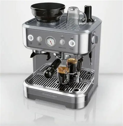 SilverCrest SSMP1770 Espresso Machine with Built‑In Grinder 15 Bar