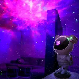 MikaMax Astronaut Star Projector White with Remote and Nebula Effects