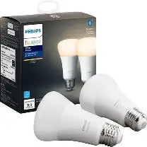 Brilliant Philips Hue White E27 Smart Bulb: 1100 Lumen Bluetooth Voice Control