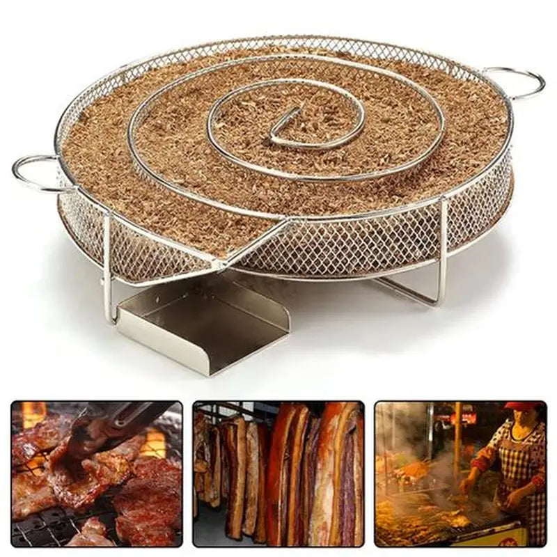 FunkySun Premium Stainless-Steel Round Cold Smoke Generator