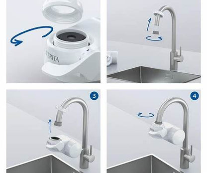 BRITA ON TAP V Faucet Water Filter System for Pure, Great-Tasting Water