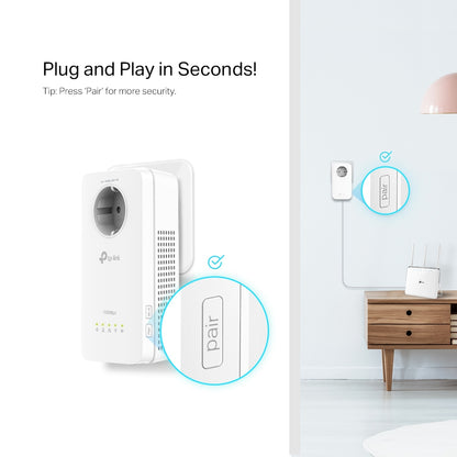 TP-Link TL-WPA8631P KIT AV1300 Passthrough Wi-Fi Kit