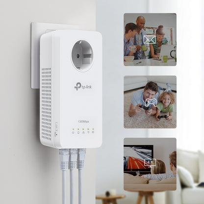 TP-Link TL-WPA8631P KIT AV1300 Passthrough Wi-Fi Kit