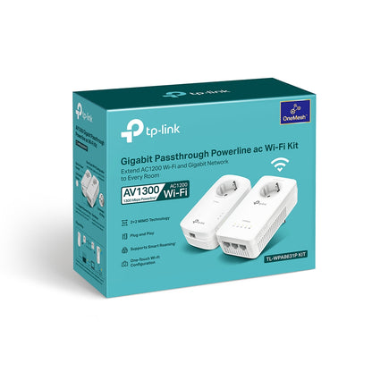 TP-Link TL-WPA8631P KIT AV1300 Passthrough Wi-Fi Kit