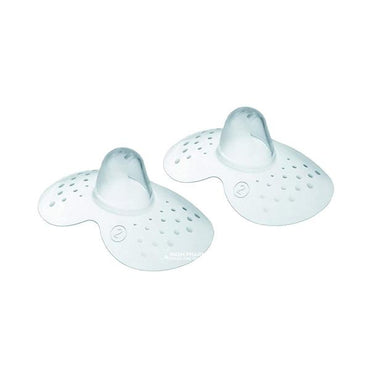 MAM Nipple Shields Size M: Soft Silicone Breastfeeding Protection with Carry Case