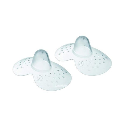 MAM Nipple Shields Size M: Soft Silicone Breastfeeding Protection with Carry Case
