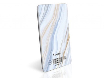 Beper P102BIL001 Digital Kitchen Scale Marble 5kg
