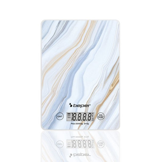 Beper Digital Kitchen Scale Marble 5kg