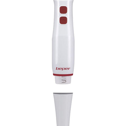 Beper Powerful Two-Speed Hand Blender: Stainless Steel Immersion Mixer