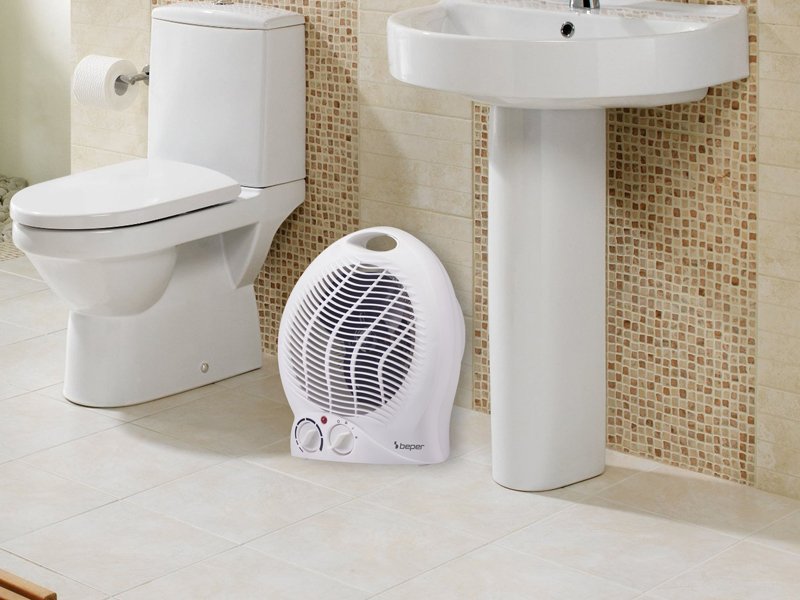 Beper Compact Fan Heater With Thermostat