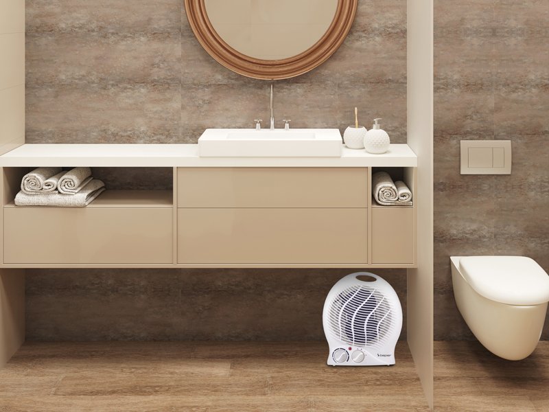 Beper Compact Fan Heater With Thermostat