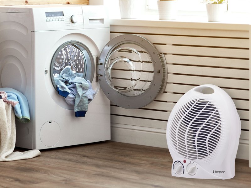 Beper Compact Fan Heater With Thermostat