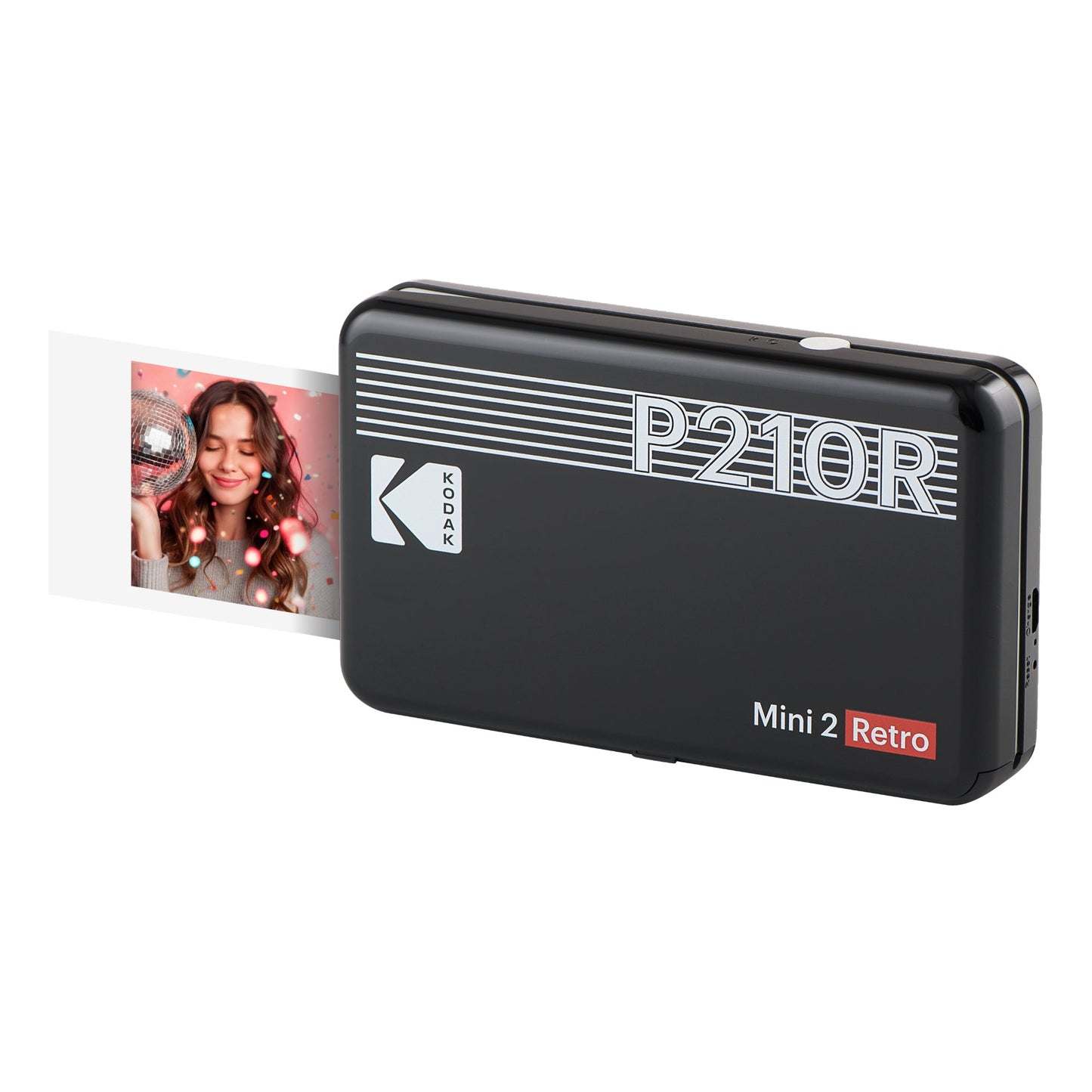 KODAK Mini 2 Retro 5.3x8.6cm Photo Printer P210R