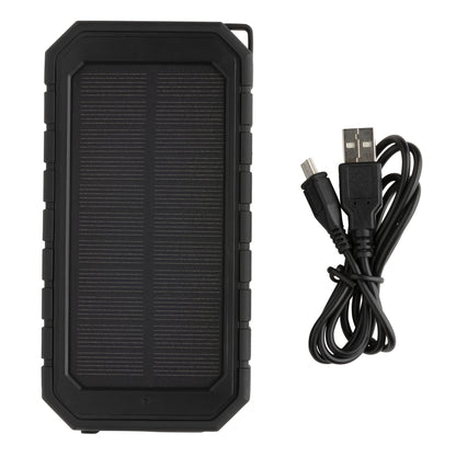 Portable 10,000mAh Solar Power Bank with 10W Wireless Charging & Flashlight