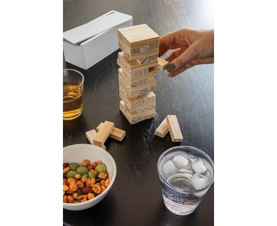FSC Deluxe Tumbling Tower: Premium Wooden Stacking Game for Family Fun - Gomix Brands Outlet