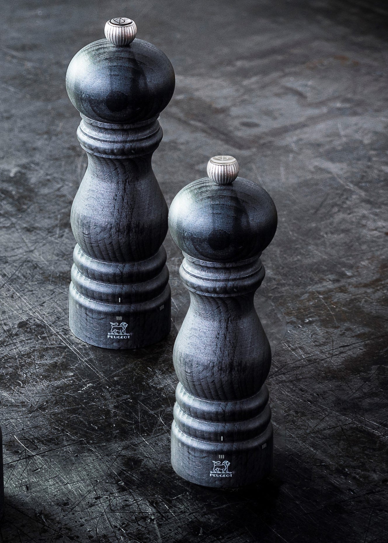 Peugeot Paris Duo Graphite Salt & Pepper Mill Set 7-inch