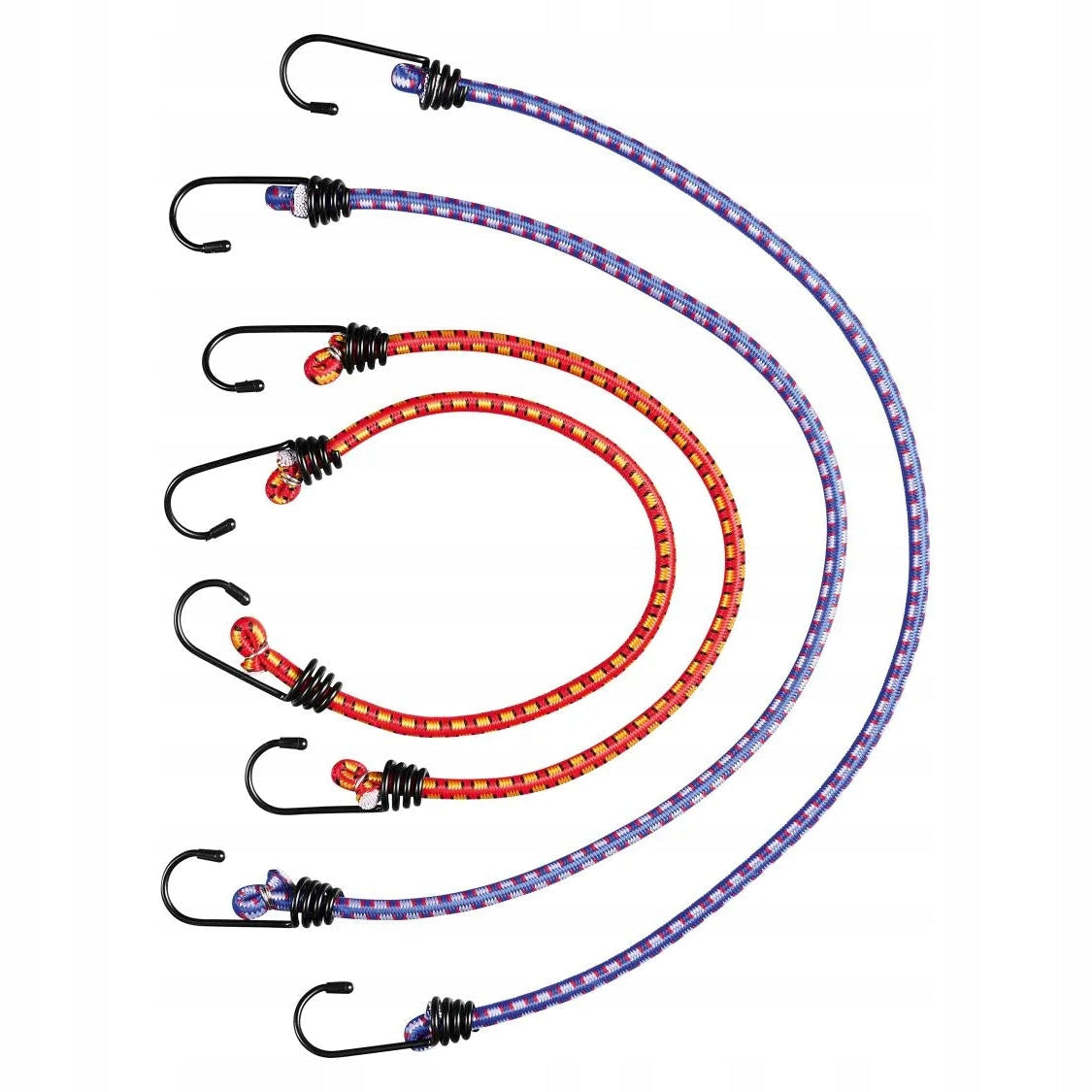ABA Ultimate Speed Elastic Straps With Hooks 4 Pieces