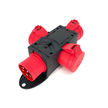 PCE ST ANTON Portable Power Distribution Box 32A 400V Triple Outlet