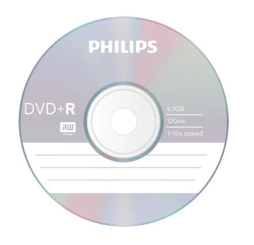 Philips DVD+R Blank Recordable Discs 4.7GB 100-Pack Spindle