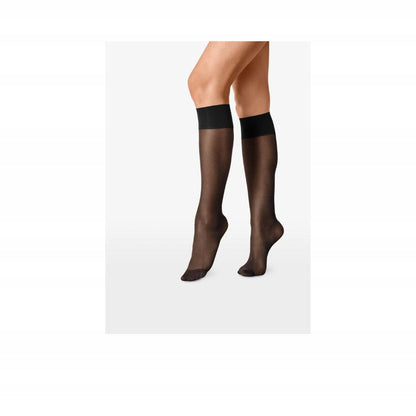 Esmara Women's Compression Knee-High Socks Black 39-42 2-Pack