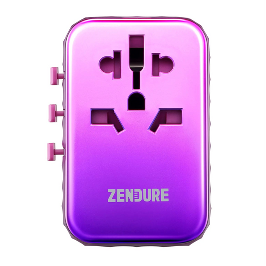 Zendure Passport III - All-in-One 65W Adapter for Home & Travel