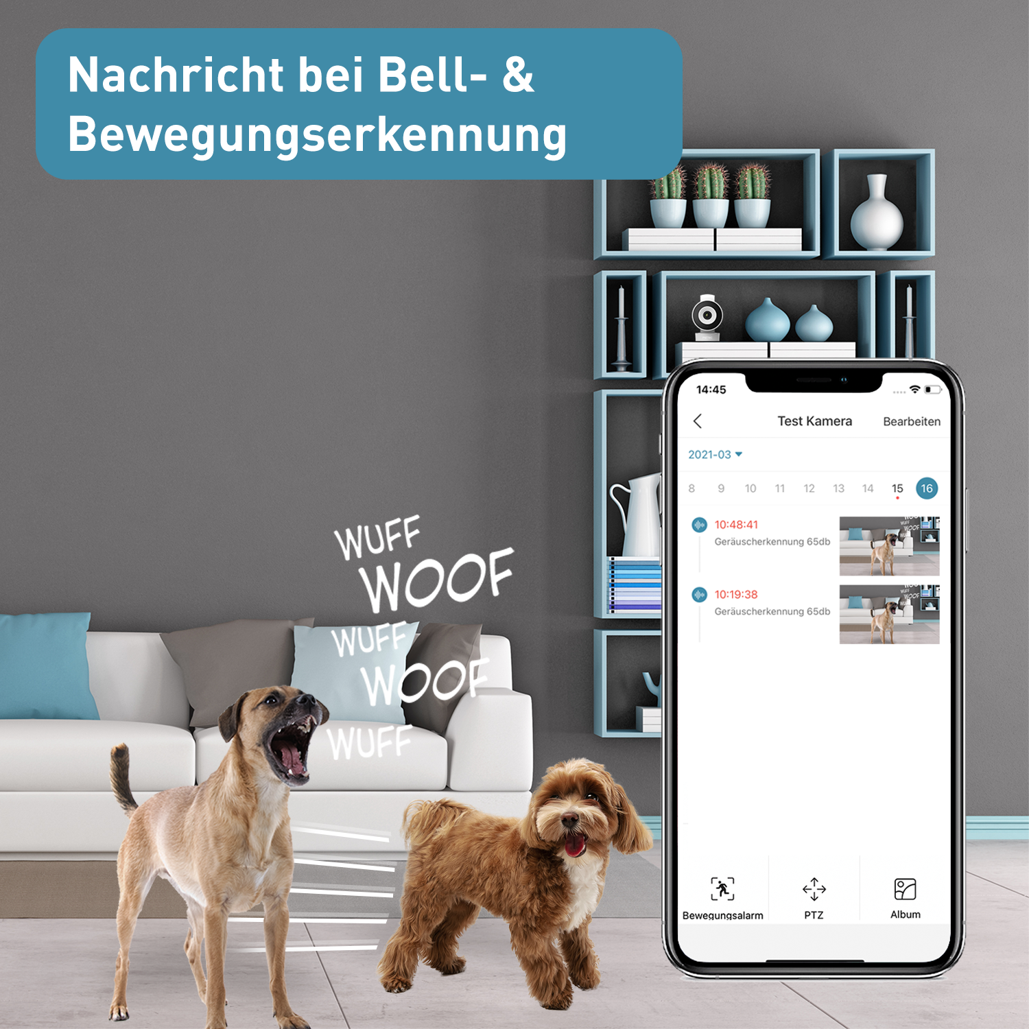 PetTec Cam Lite: Smart HD Pet Camera with Night Vision & 2-Way Audio
