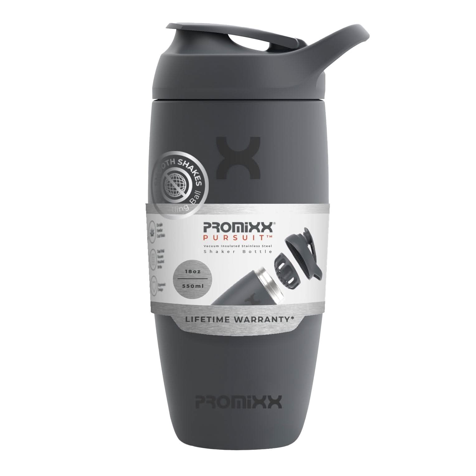PURSUIT Insulated 550ml Shaker Bottle – Premium Leak‑Proof Design