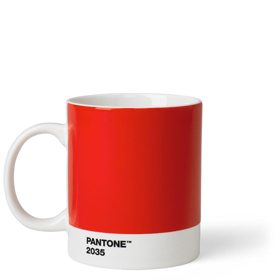 Pantone Colorful Ceramic Mug by Copenhagen Design – Vibrant Red