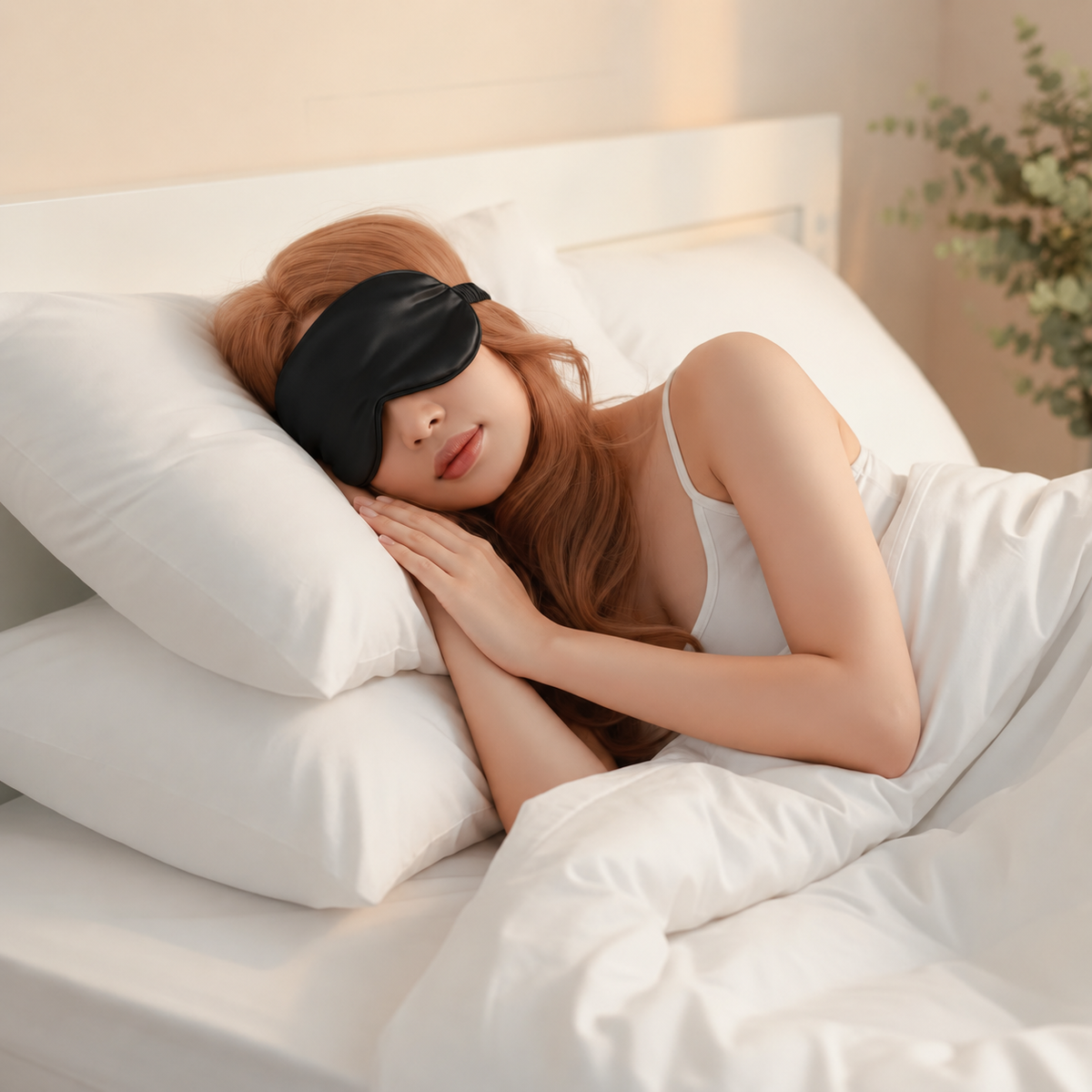 EyeMask Satin Padded Sleep Eye Mask