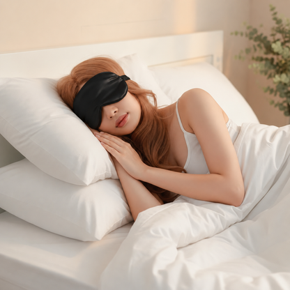 EyeMask Satin Padded Sleep Eye Mask