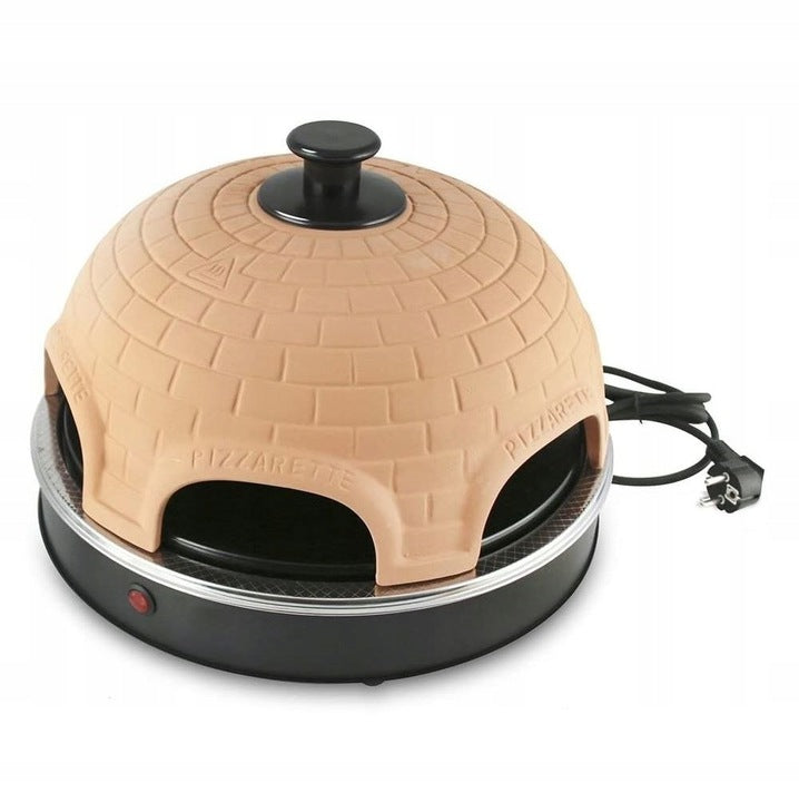 Emerio Pizza Oven PO-115984 1200W 6 Mini Pizzas Terracotta Dome