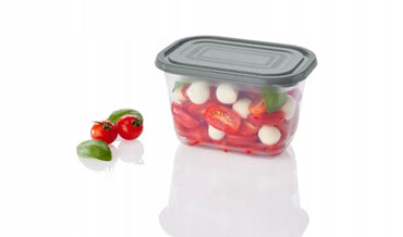 Silvercrest Food Storage Containers 4-Piece 1 L Grey