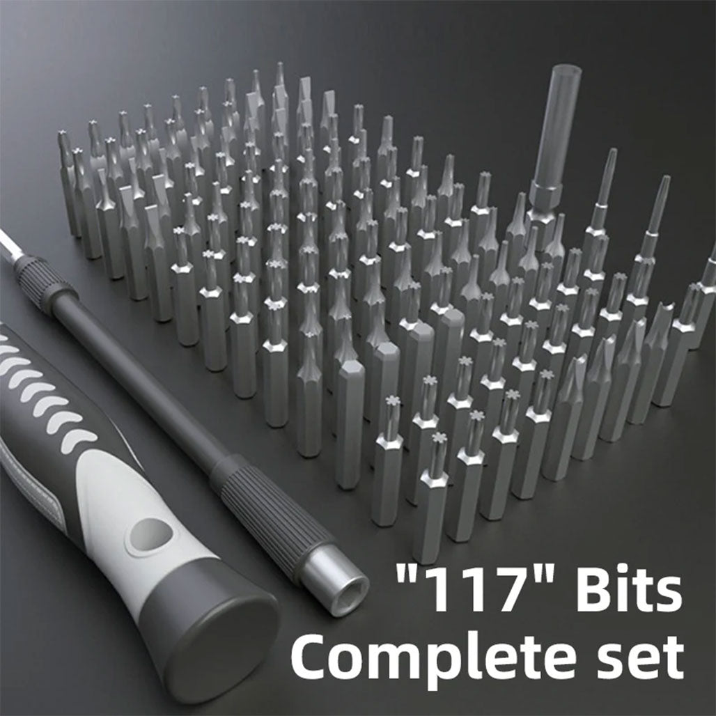 150 Piece Precision Screwdriver Set CRV-117 Magnetic Electronic Repair Kit