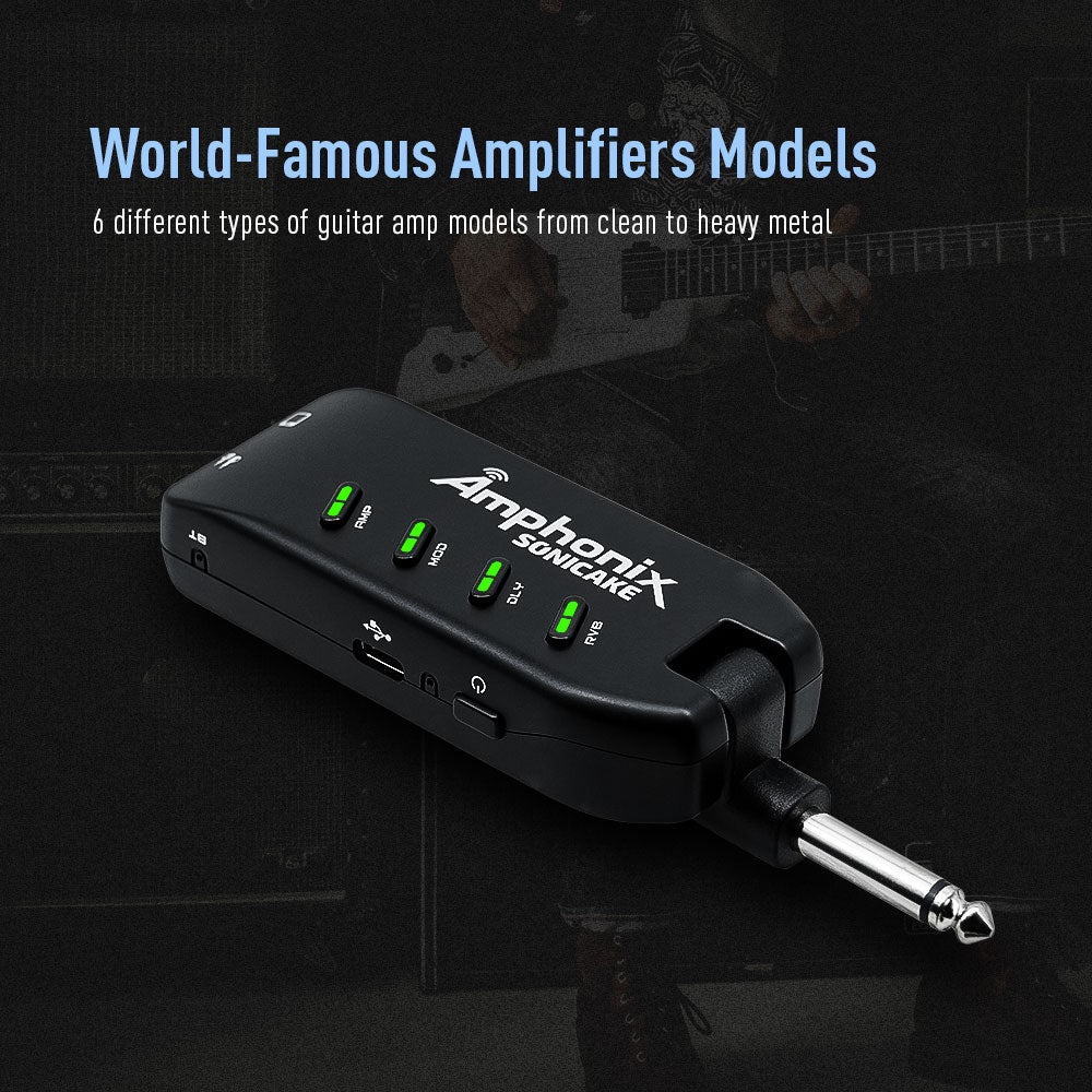 Sonicake Amphonix Bluetooth Headphone Guitar Amplifier