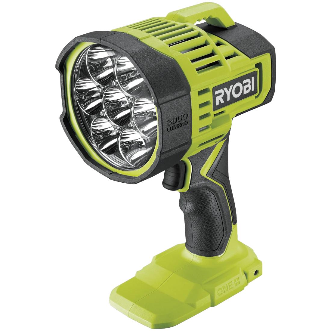 Ryobi One+ 18V Cordless LED Spot Light Hyper Green