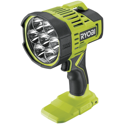 Ryobi One+ 18V Cordless LED Spot Light Hyper Green