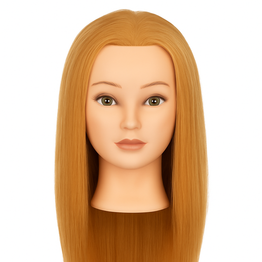 Neverland 18" Human Hair Mannequin Head with Stand for Styling