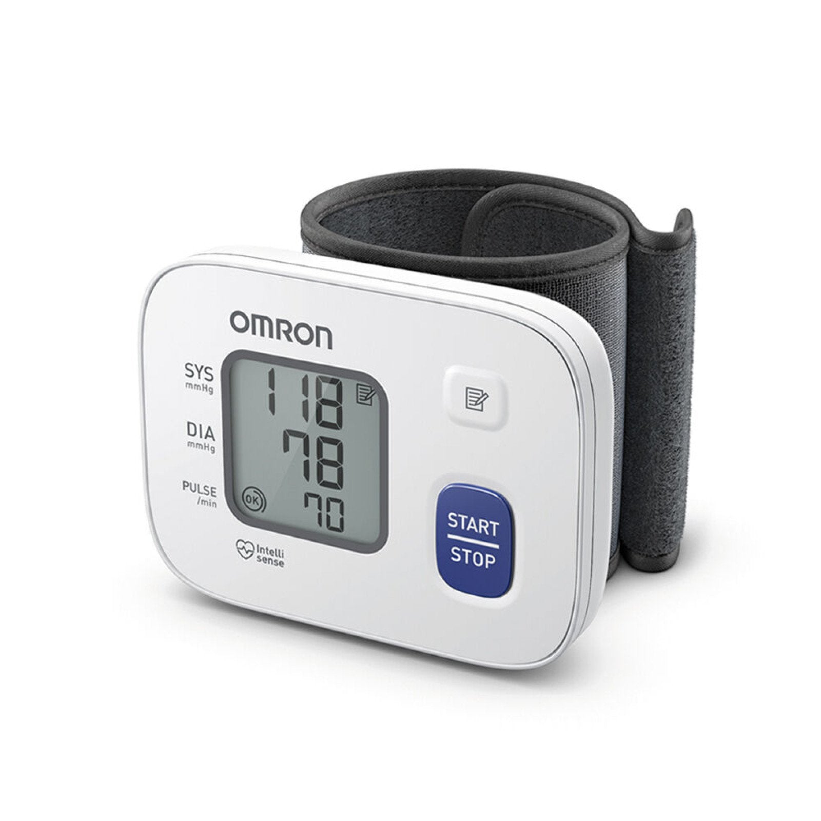 OMRON RS2 Compact Wrist Blood Pressure Monitor for Easy Home Readings